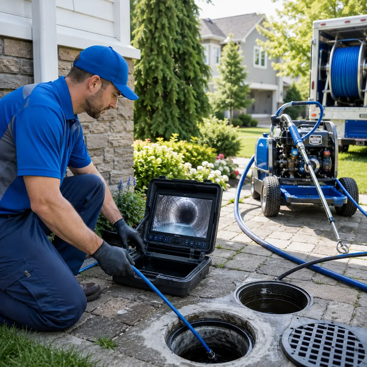 Outdoor drain cleaning professionals serving Mellott, IN